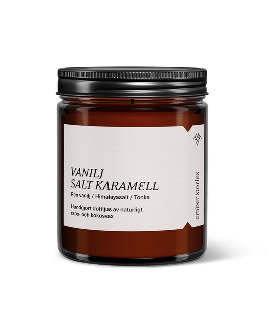 Vanilj Salt karamell – Doftljus