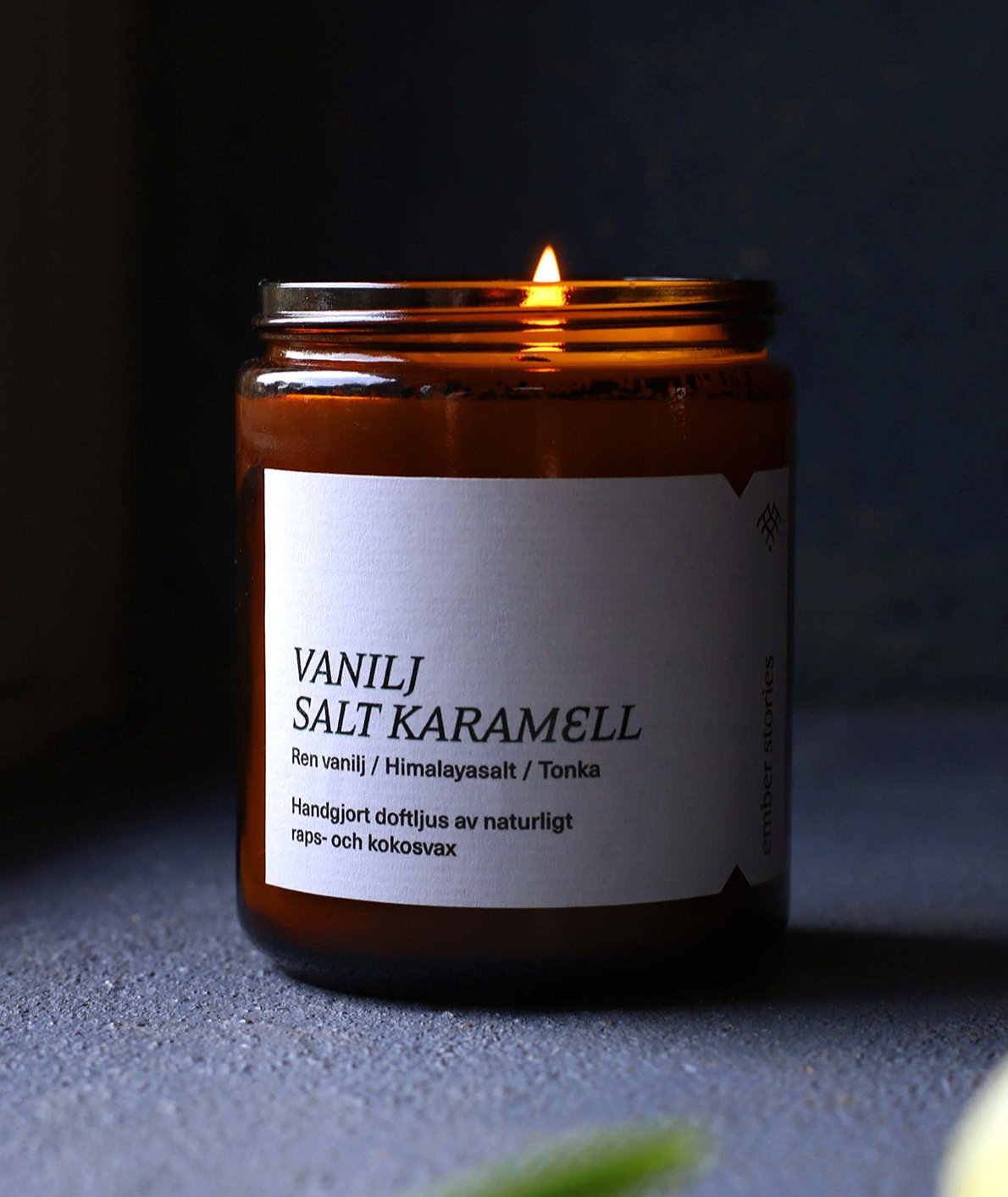 Vanilj Salt karamell – Doftljus